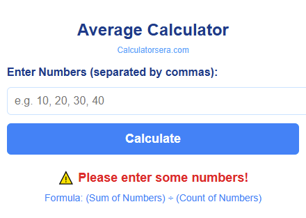  Average Calculator