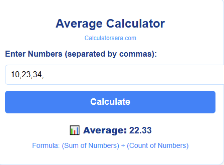 Average Calculator