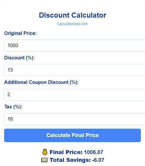 Discount Calculator