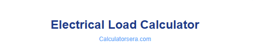 Electrical Load Calculator
