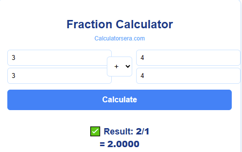 Fraction Calculator