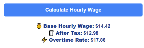 Hourly Wage Calculator