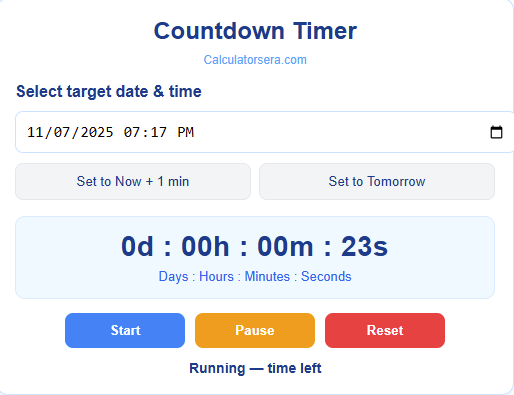 Countdown Timer