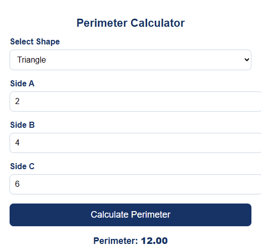 Perimeter Calculator