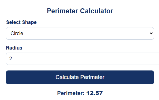 Perimeter Calculator