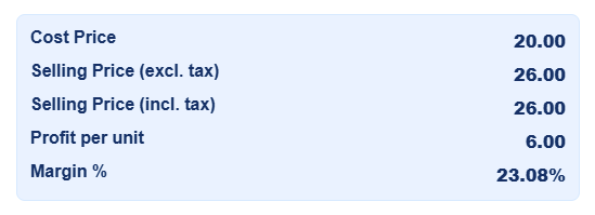 Price Markup Calculator